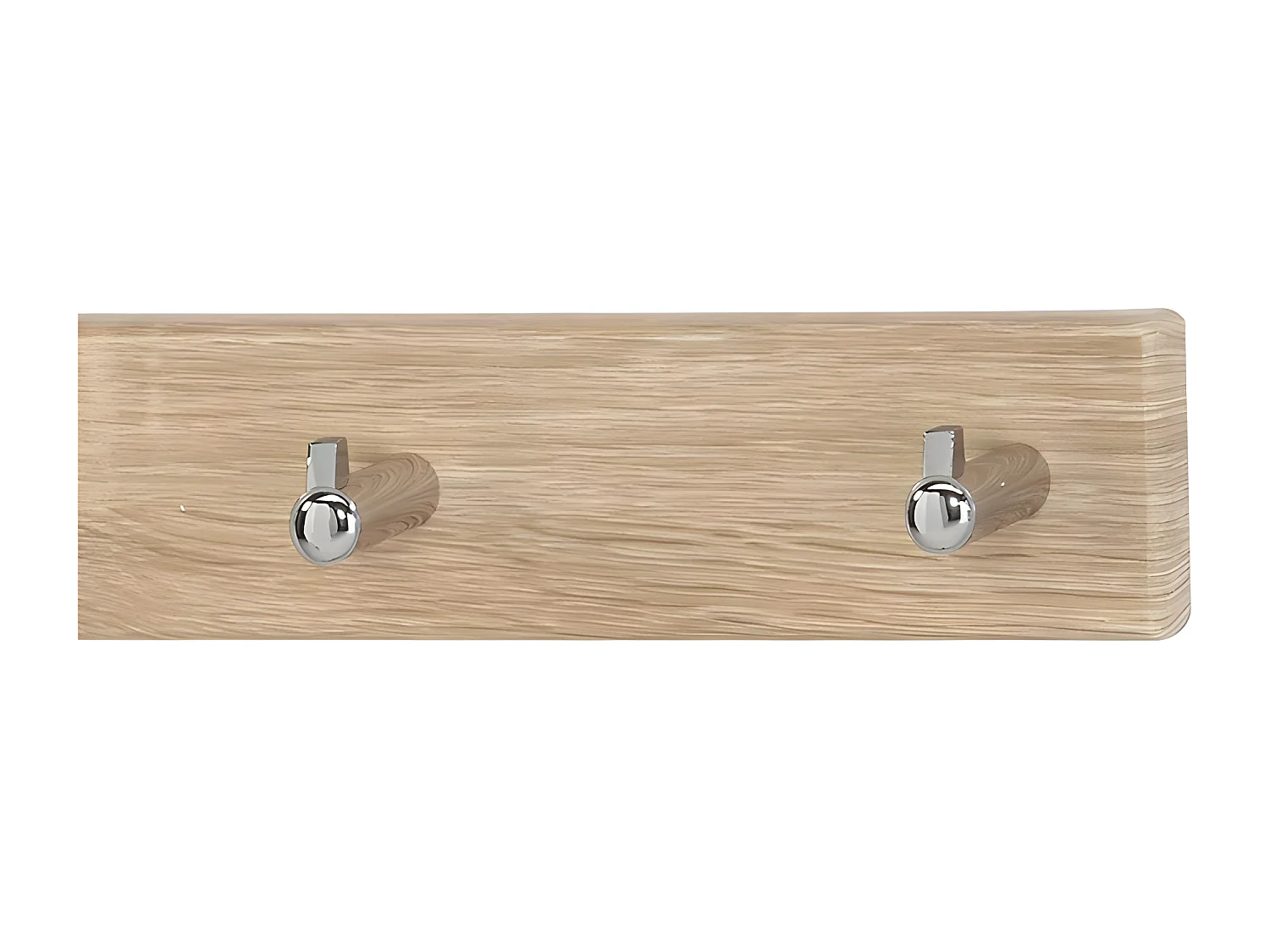 Porte-manteau mural - MDF - marron - JANI 2, 5 crochets