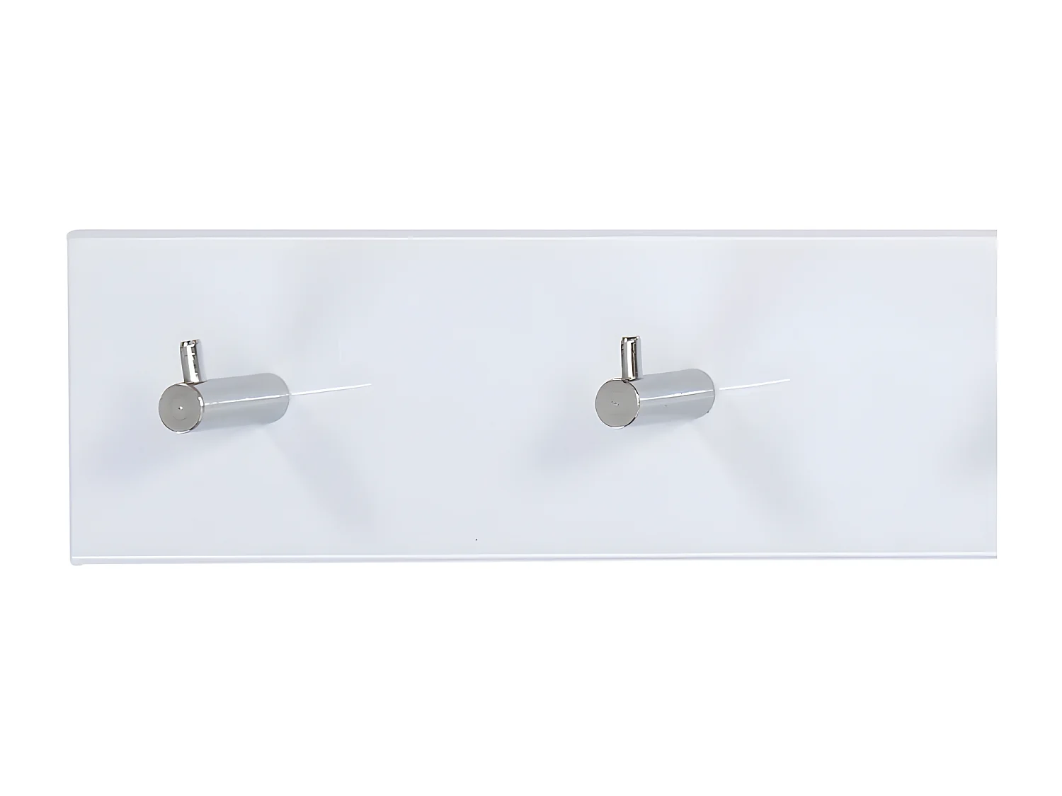 Porte-manteau mural 5 crochets - aggloméré - blanc - KIRIN