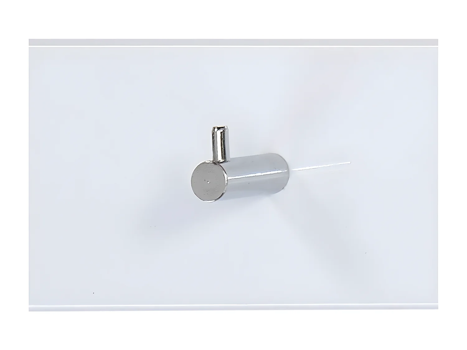 Porte-manteau mural 5 crochets - aggloméré - blanc - KIRIN