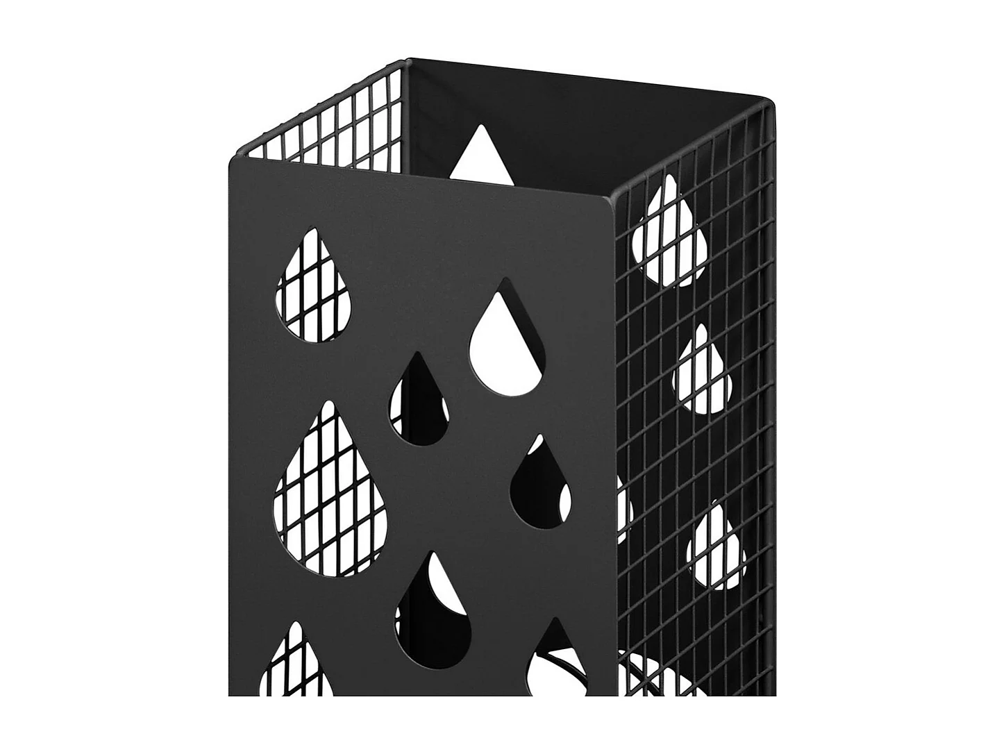 Schirmkorb – pulverbeschichtetes Metall – schwarz – EDWARD