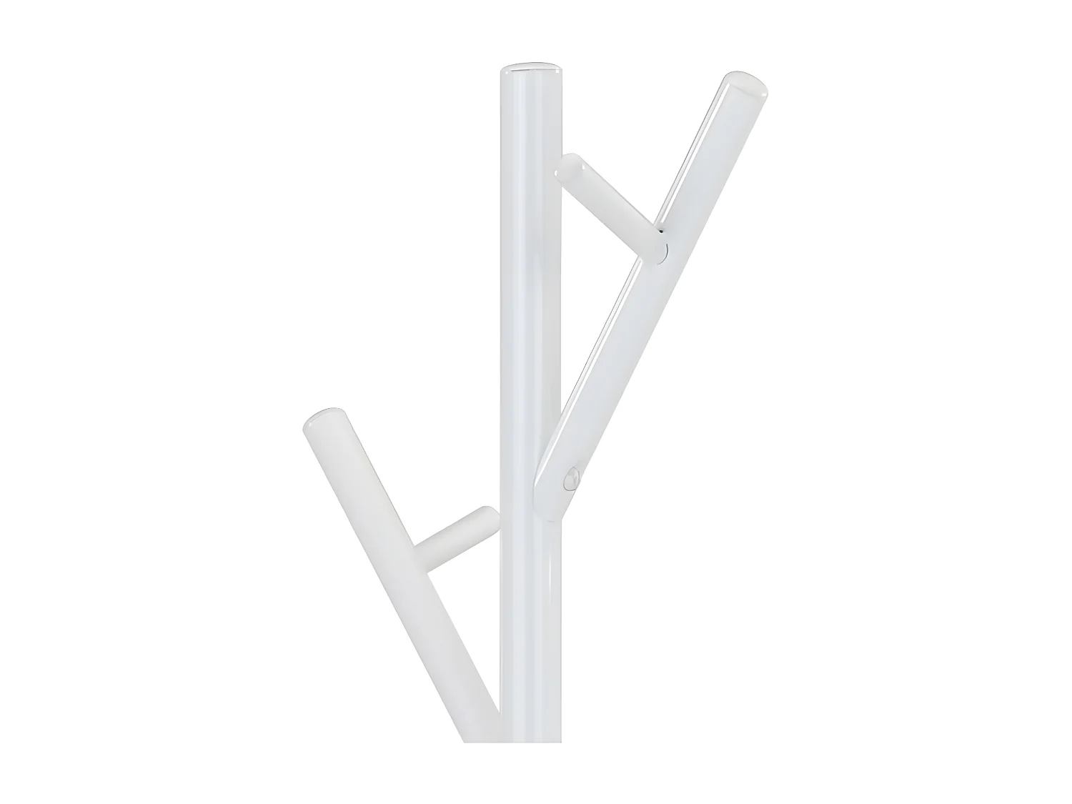 Wieszak na ubrania - metalowy - biały - BENI