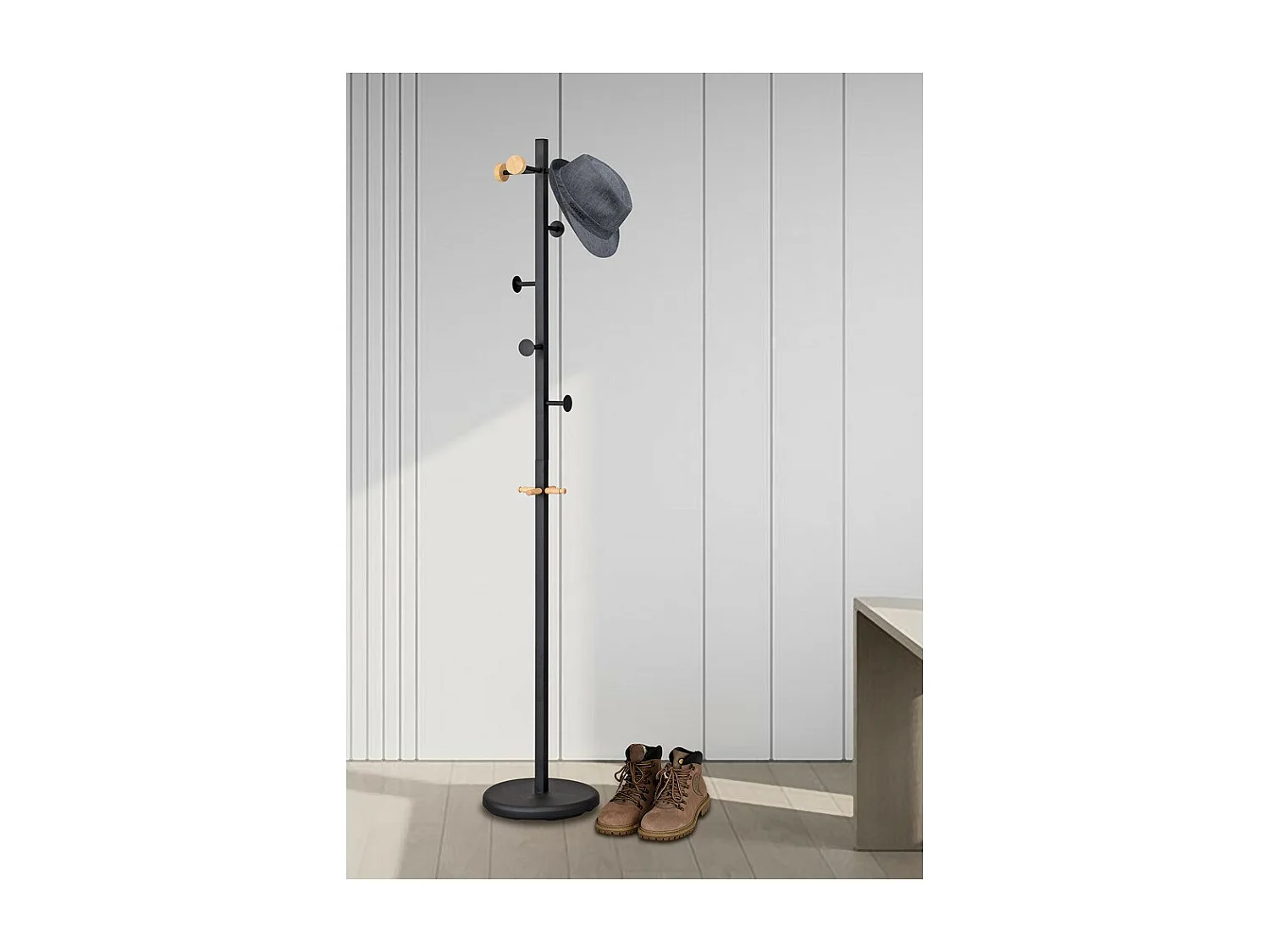 Kleiderständer - Metall - schwarz - VISTA