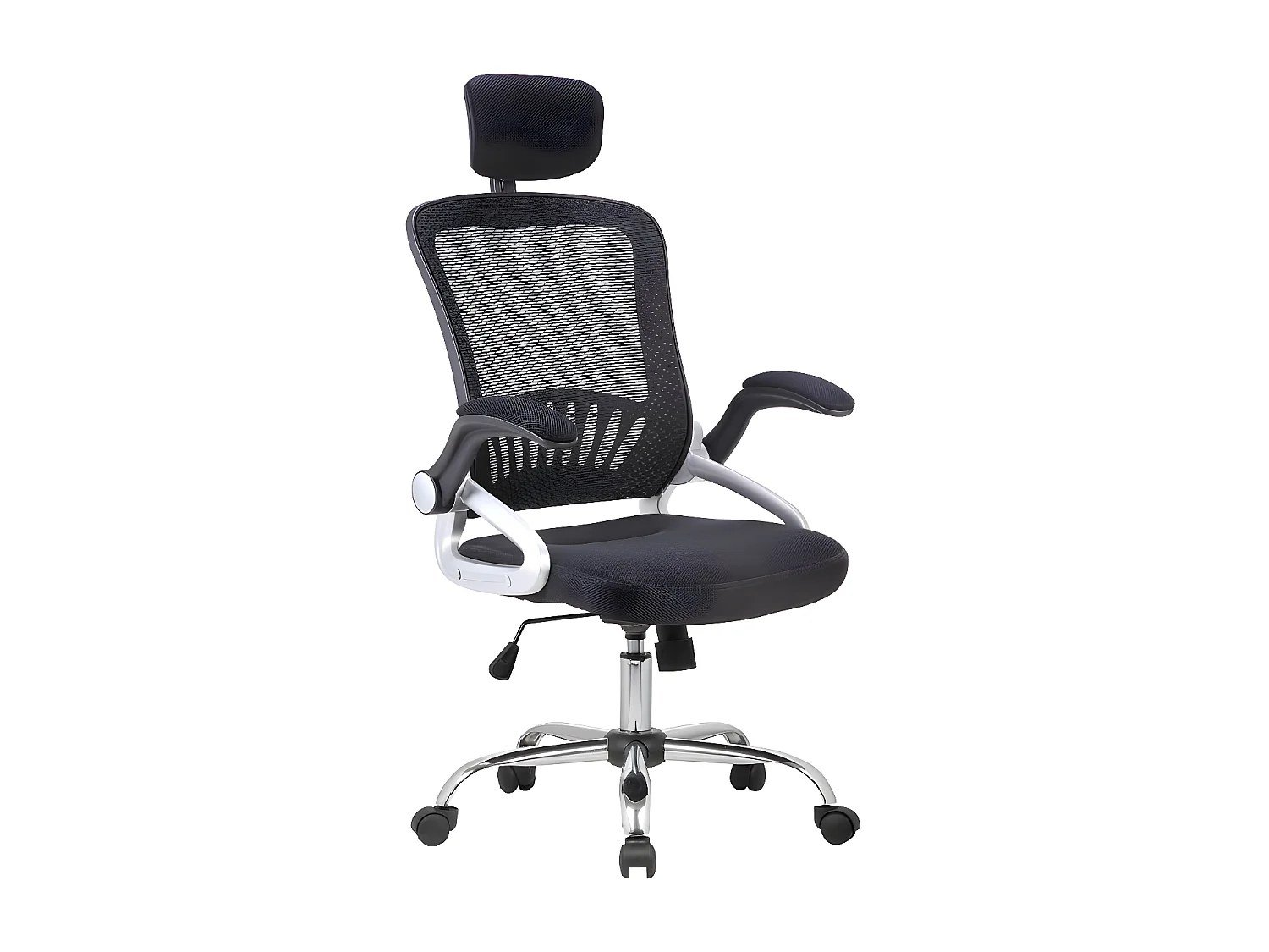 Bürostuhl - Stoff - schwarz - BERTOLD