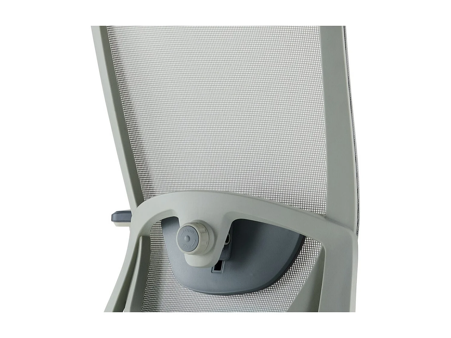 Bürostuhl - Drehbar und höhenverstellbar - Stoff & Netz - grau & grün - SOLTAN