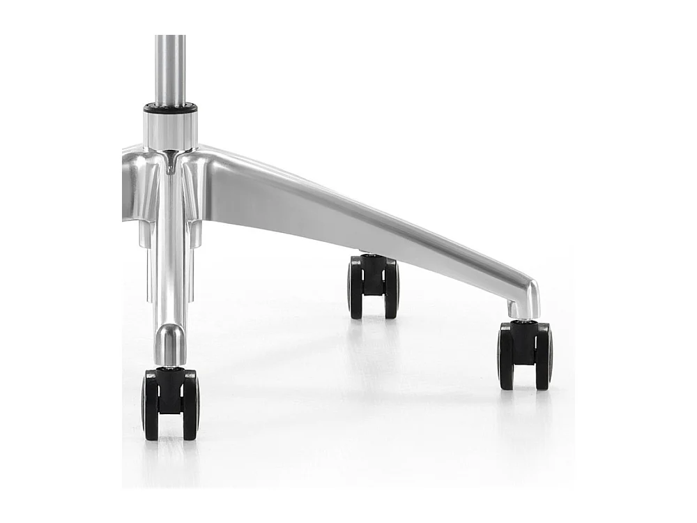 Chaise de bureau réglable en hauteur - tissu - gris et vert - SINEM