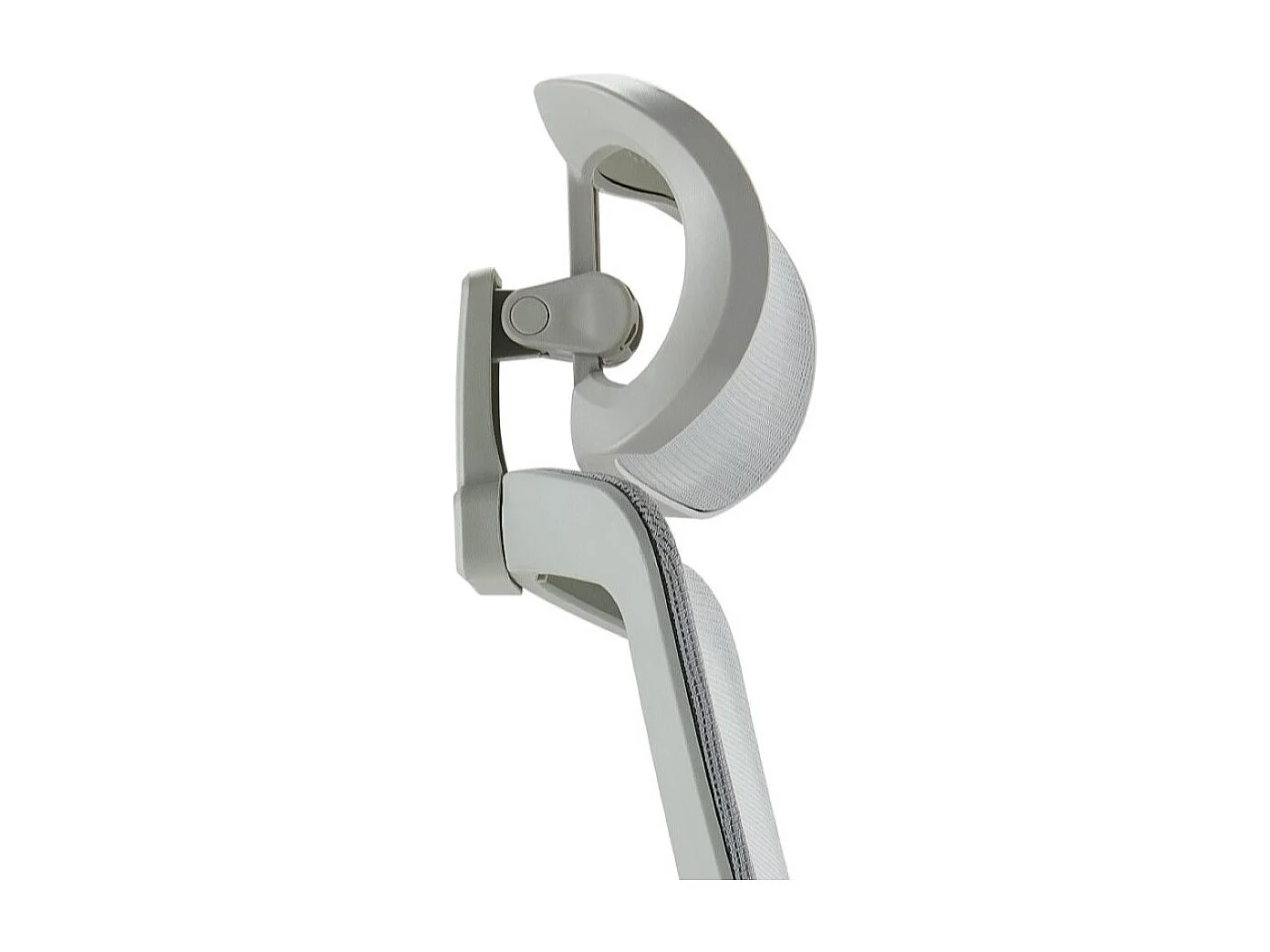 Chaise de bureau réglable en hauteur - tissu - gris et vert - SINEM