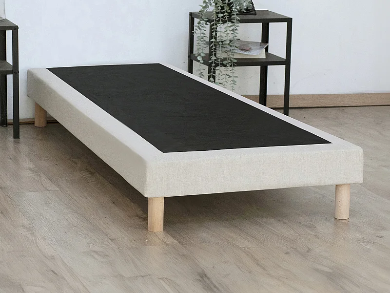 Decoratieve gewatteerde bedbodem 90 x 190 - Beige - KOZANI van YSMÉE