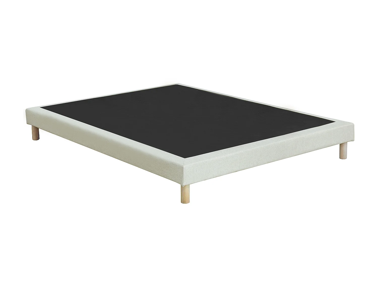 Rete deco con giroletto 160 x 200 cm Beige  - KOZANI di YSMÉE