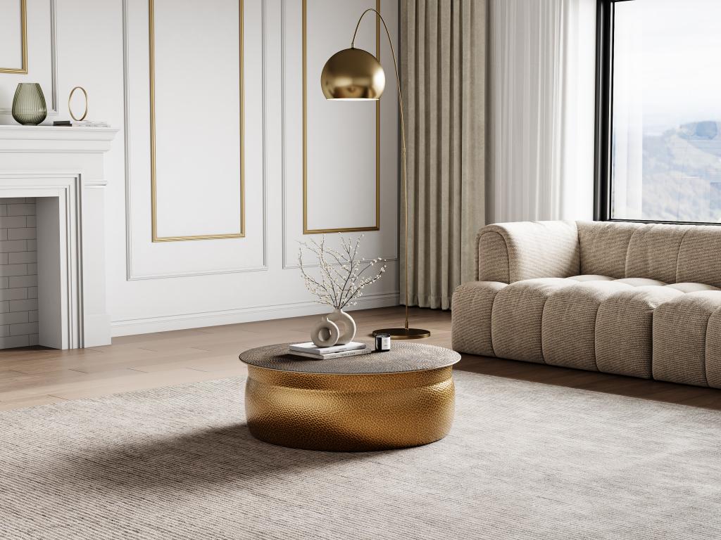 Couchtisch - Metall - Goldfarben - GOLDENIA günstig online kaufen