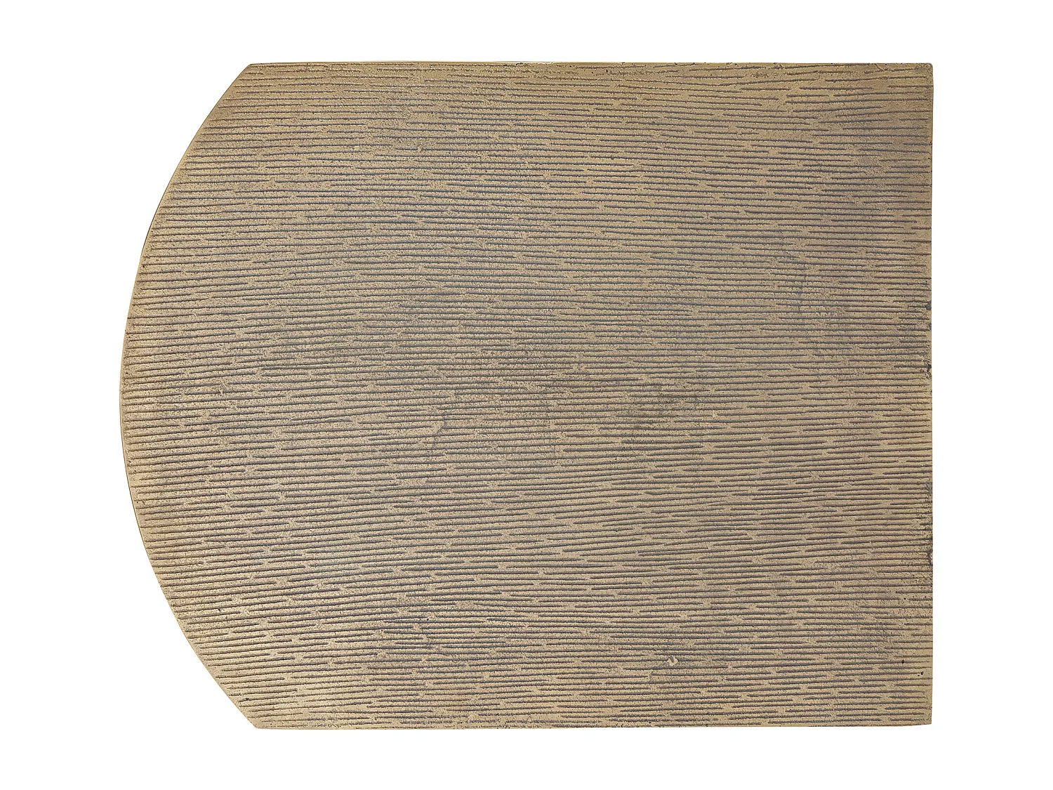 Tables basses gigognes en métal - Noir et Doré - ESMINA