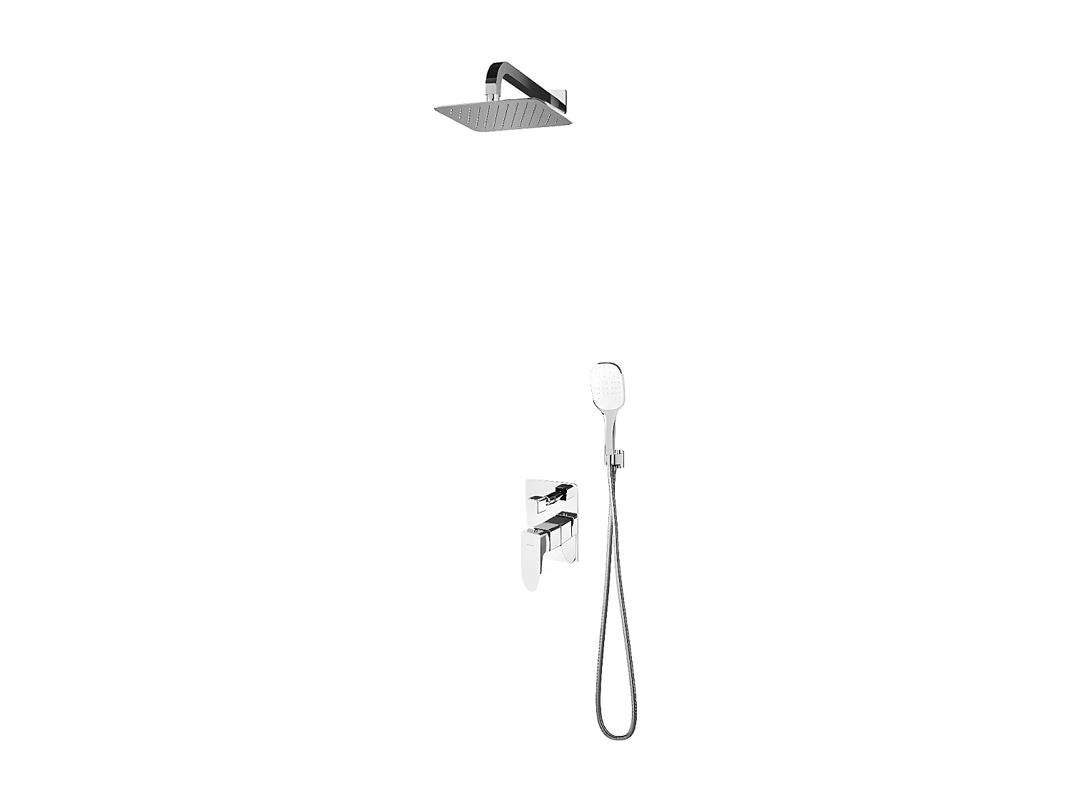 Colonne de douche SIENA encastrable chrome
