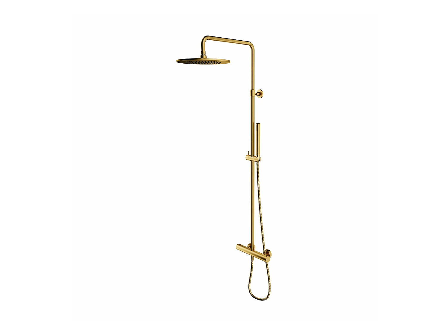 colonne de douche Thermostatique En Y couleur : Or Brossé -marque OMNIRES