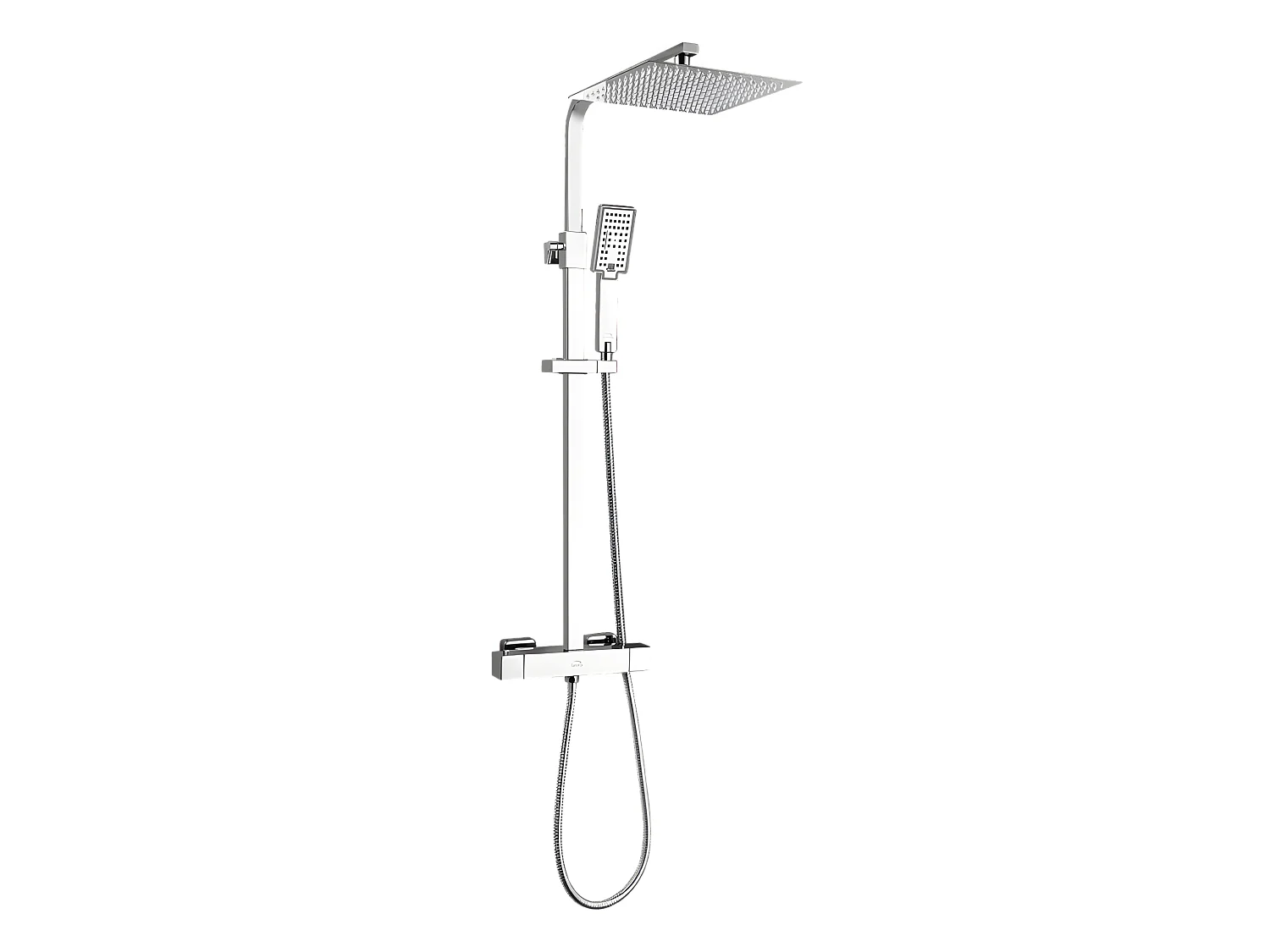 Colonne de douche thermostatique , Kvadrato Couleur: Chrome