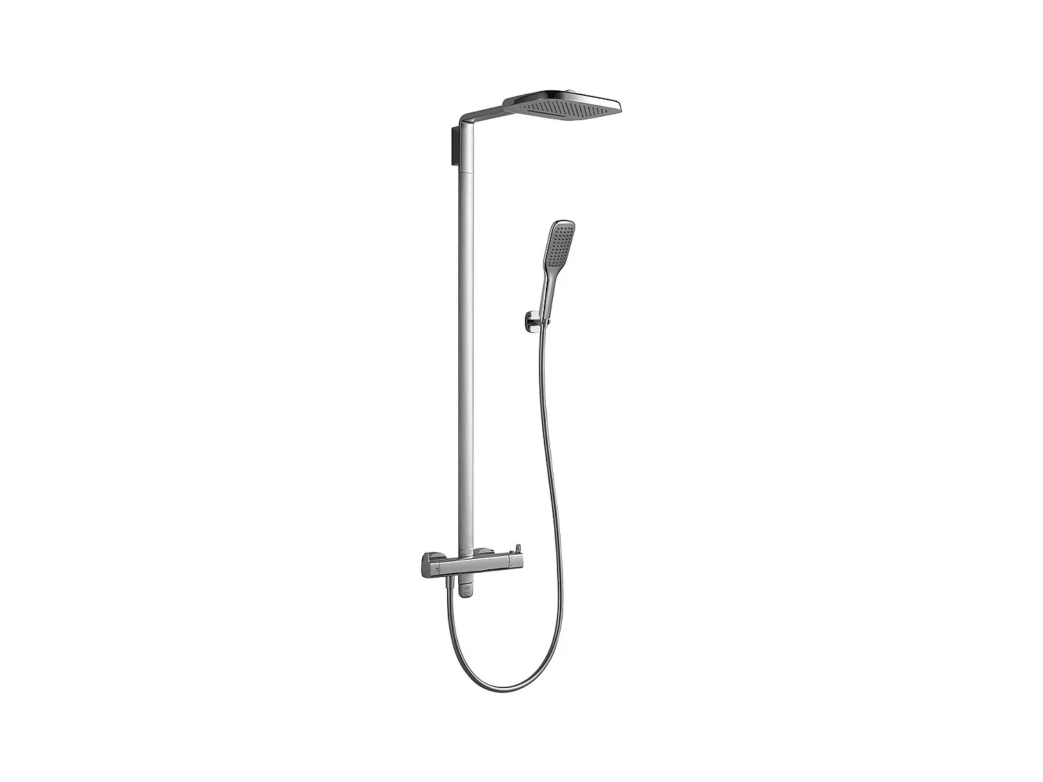 Colonne de douche thermostatique - Hudson - Chrome