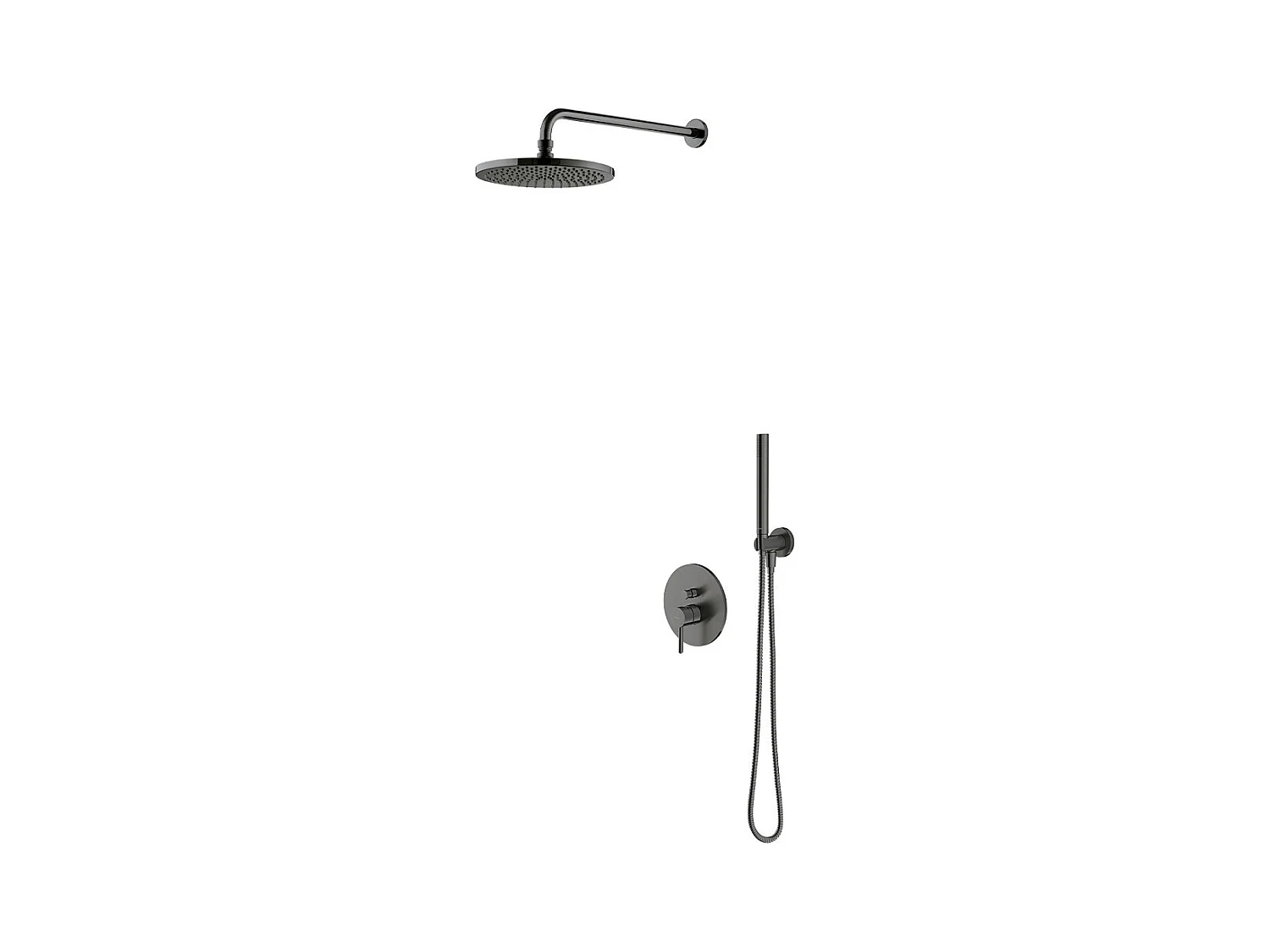 Colonne de douche  Y encastrable graphite