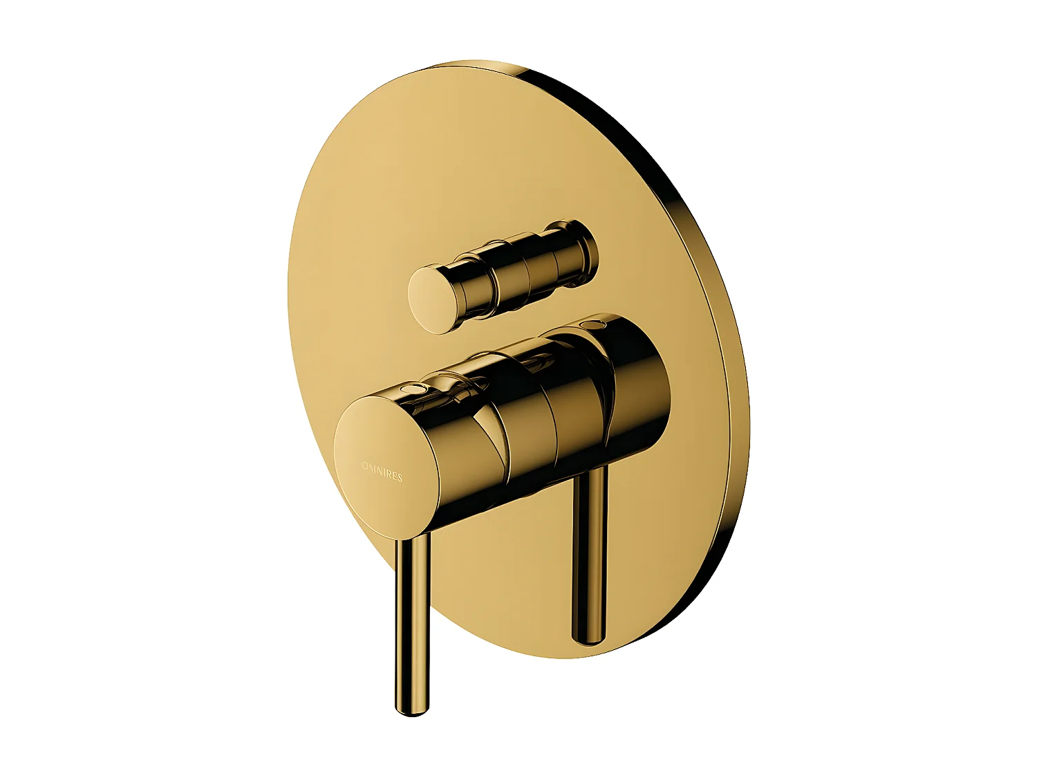 Colonne de douche Y encastrable  or