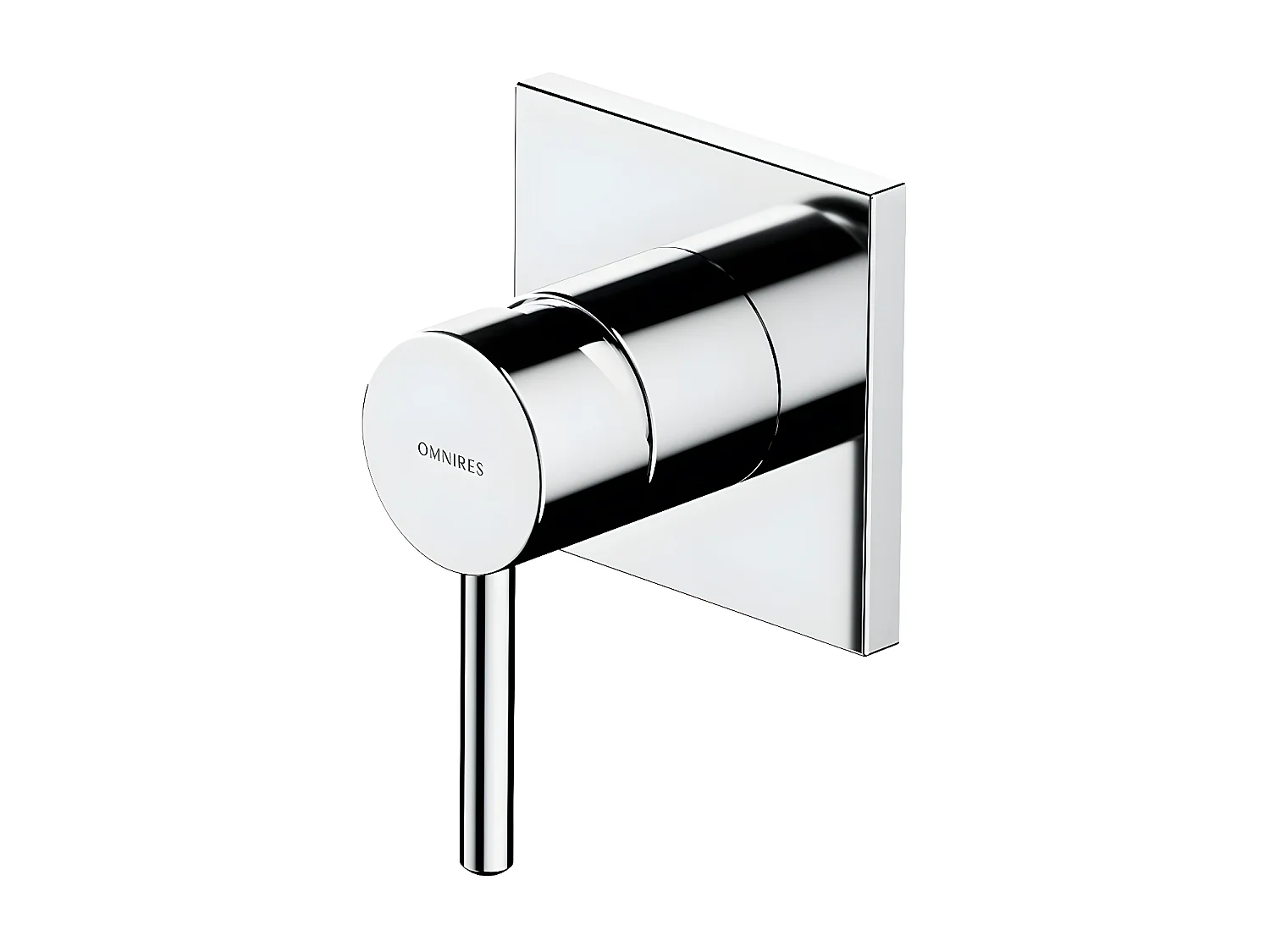 Colonne de douche Y encastrable avec jets latéraux  chrome