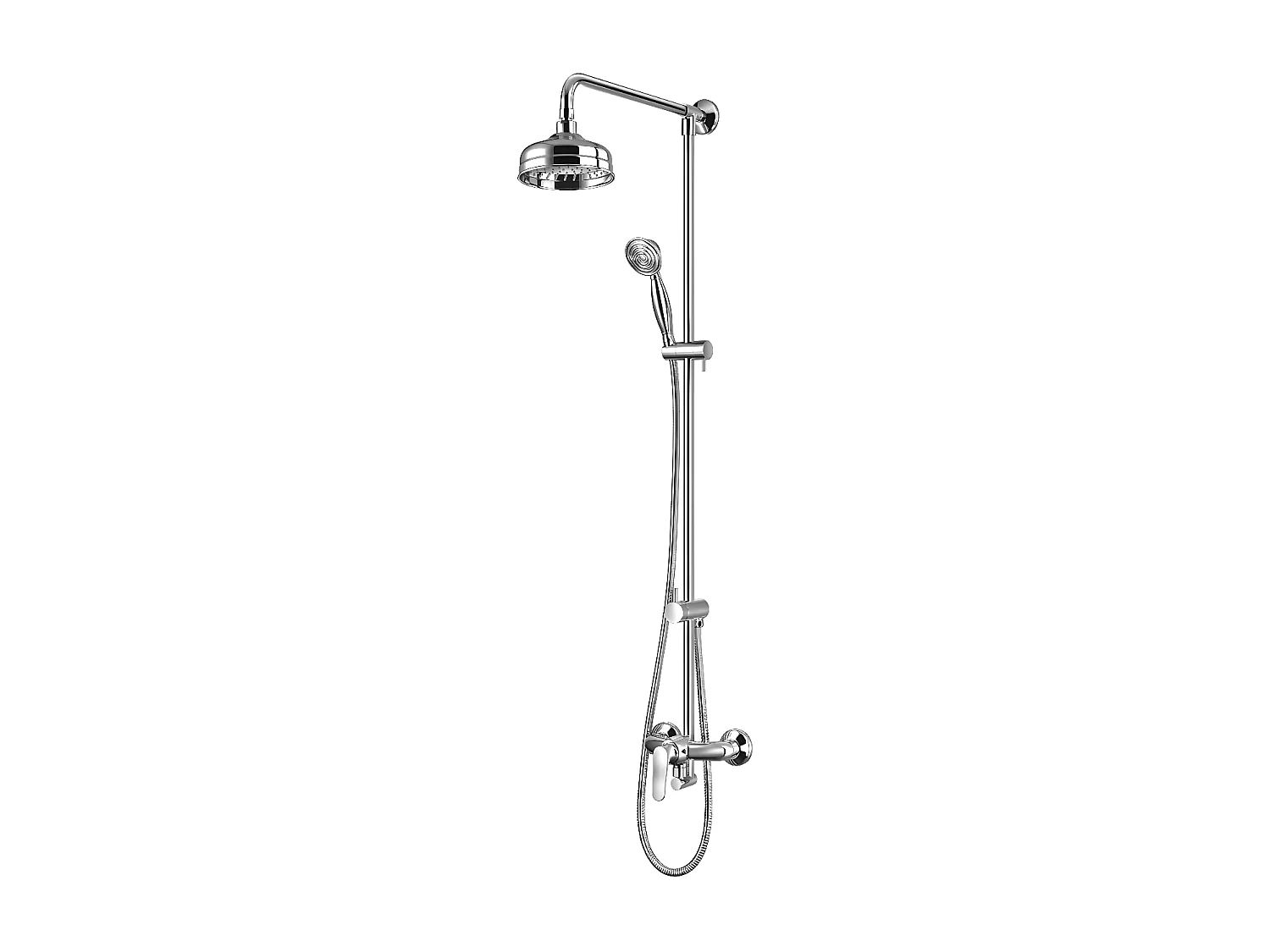 colonne de douche Art Deco couleur : Chrome