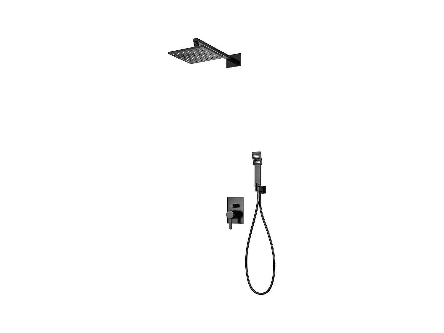 Colonne de douche DARLING encastrable noir