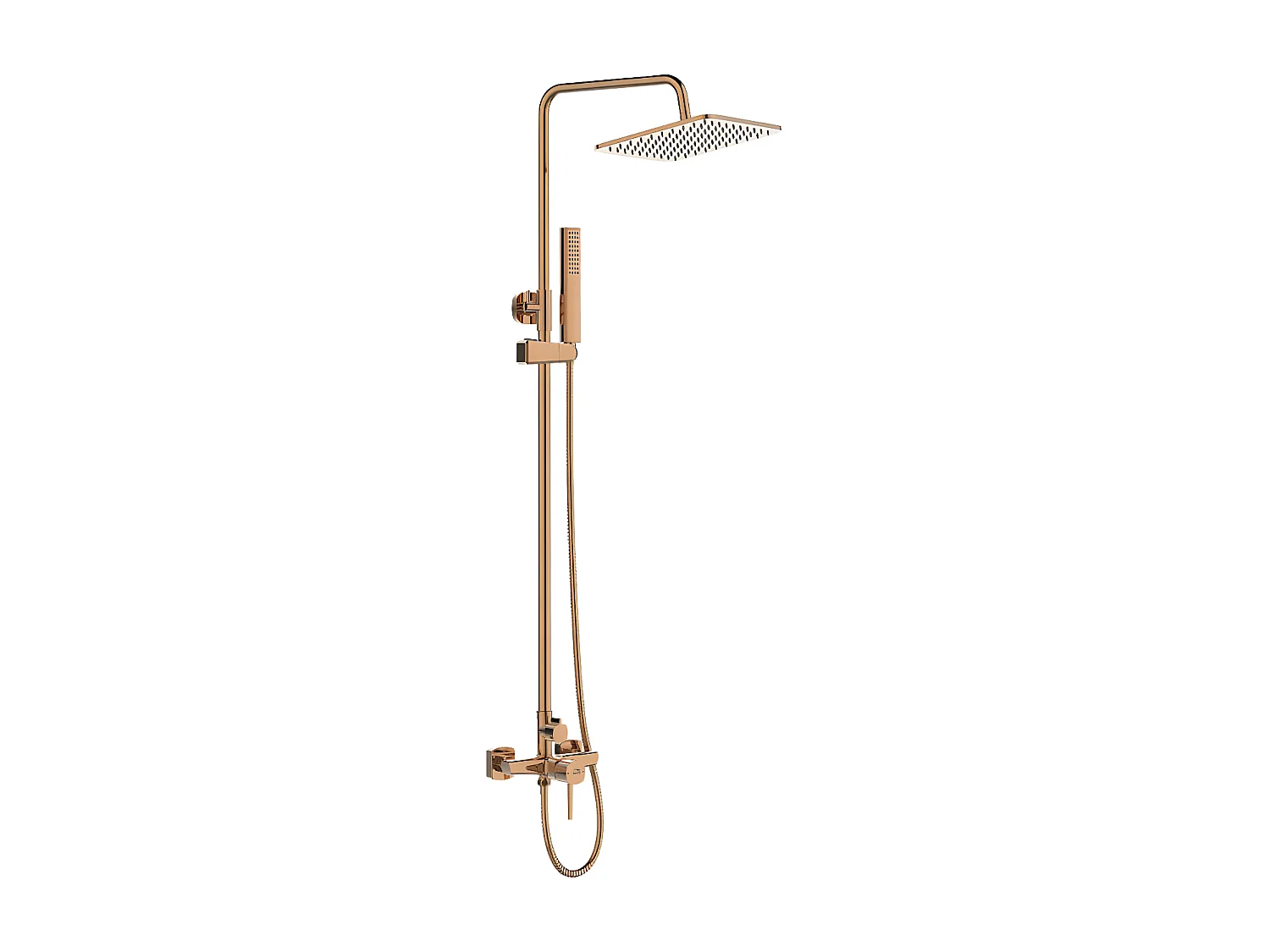 Colonne de douche Pola, Couleur: Gold Rose