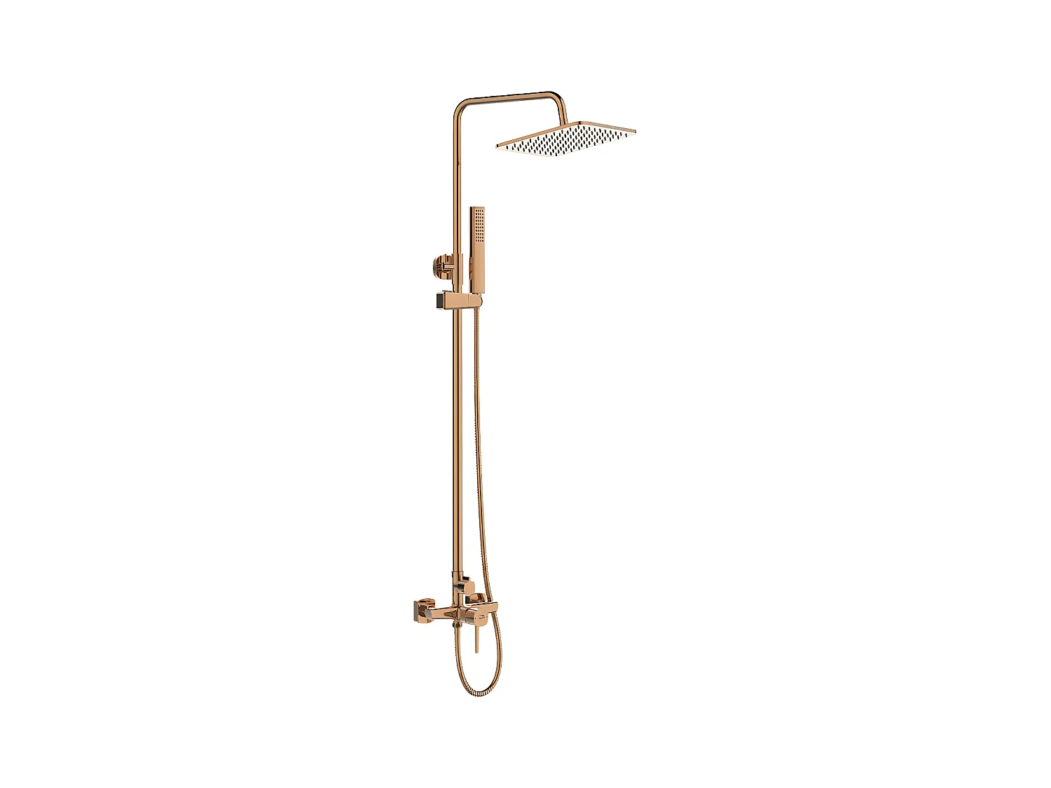 Colonne de douche Pola, Couleur: Gold Rose