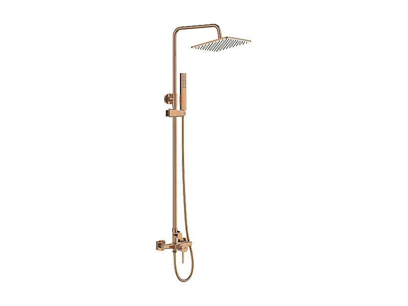 Colonne de douche Pola, Couleur: Gold Rose