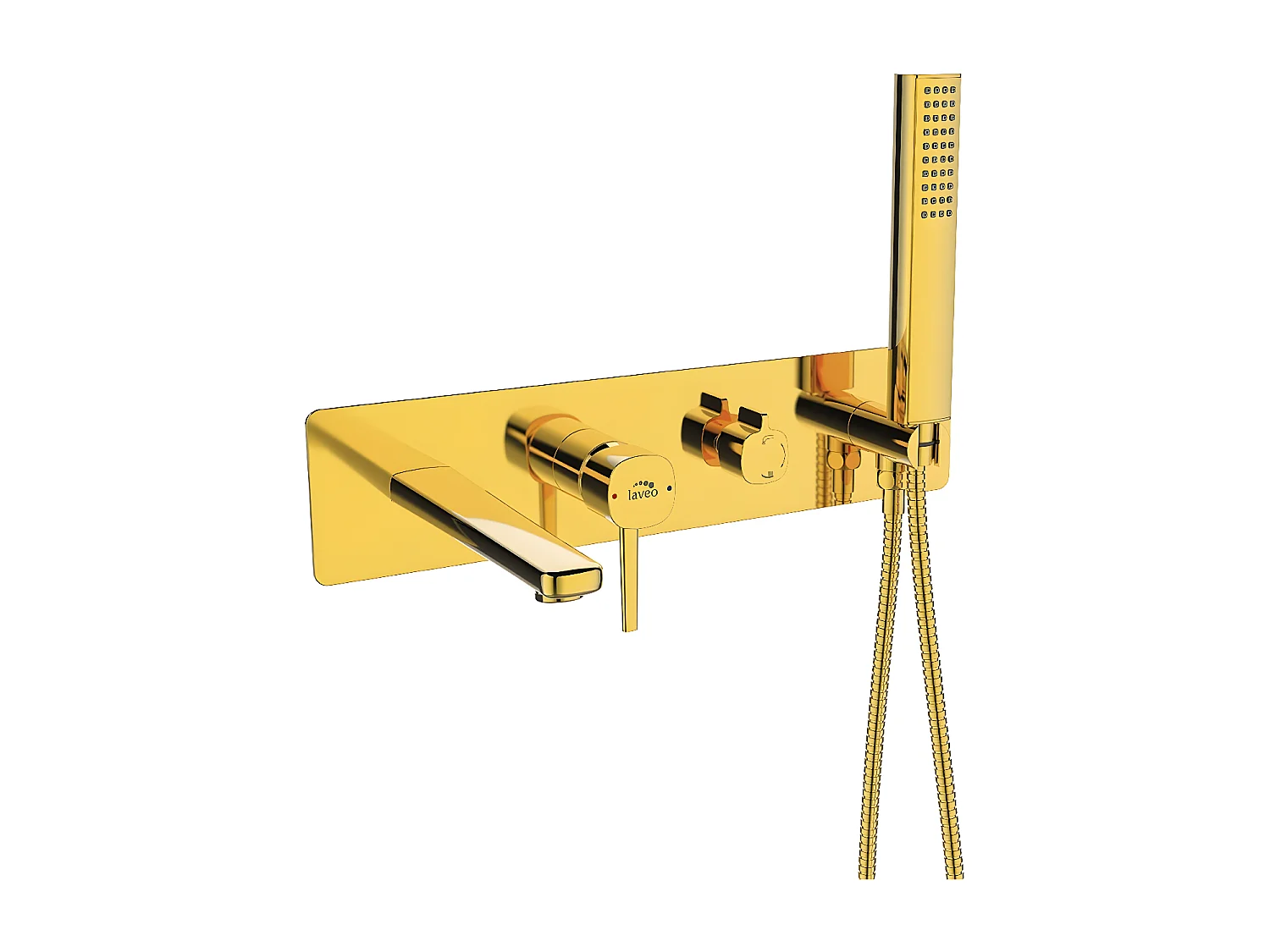 Mitigeur de douche encastrée Pola, Couleur: Or