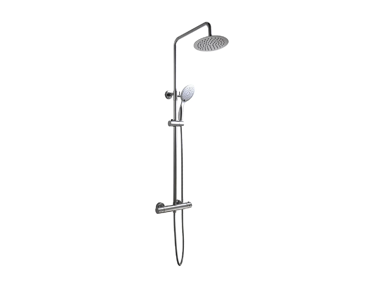 Colonne de douche thermostatique , Fino Couleur: Chrome