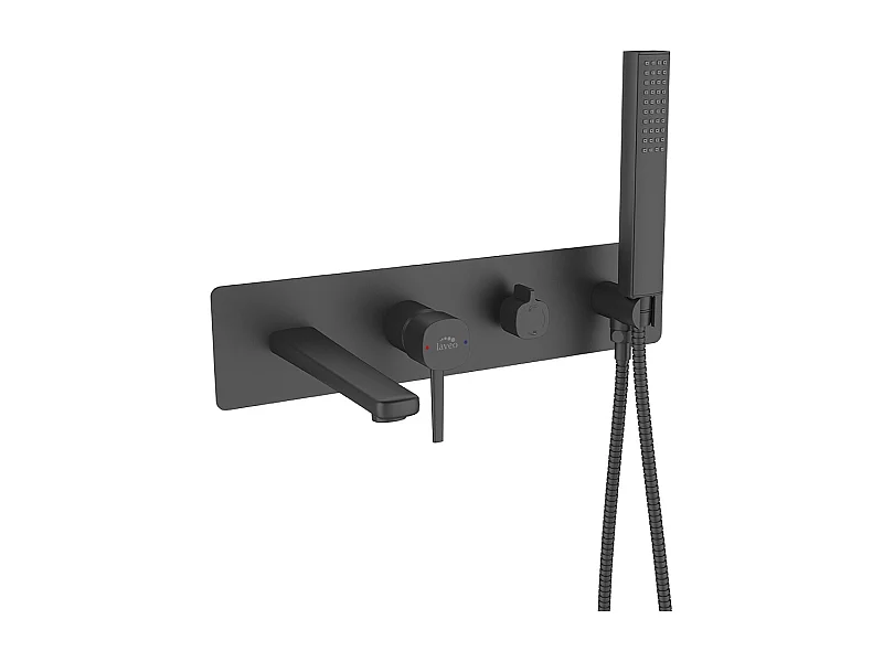 Mitigeur de douche  encastrée Pola, Couleur: Noir