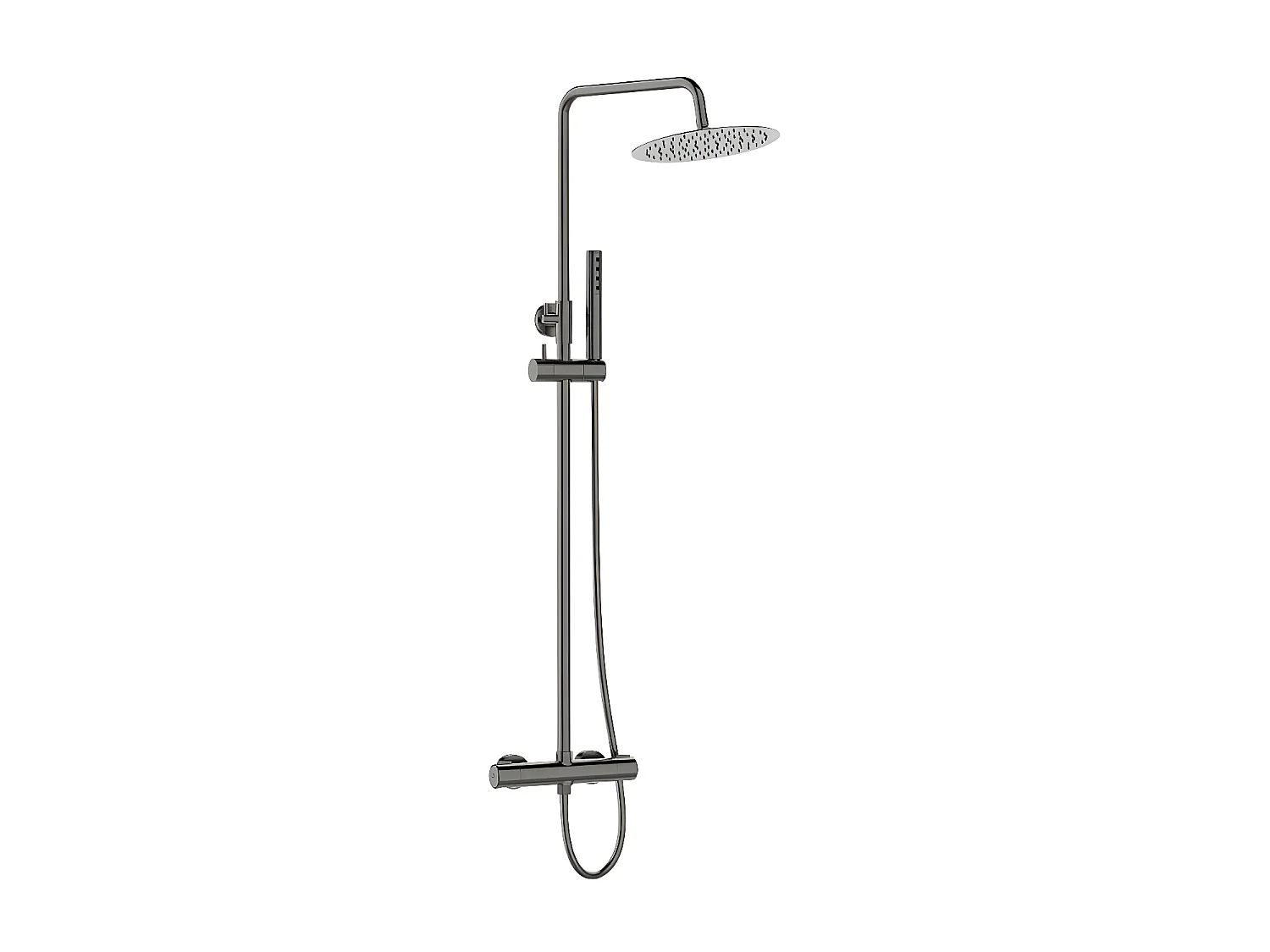Colonne de douche thermostatique , Pretto Couleur: Graphite