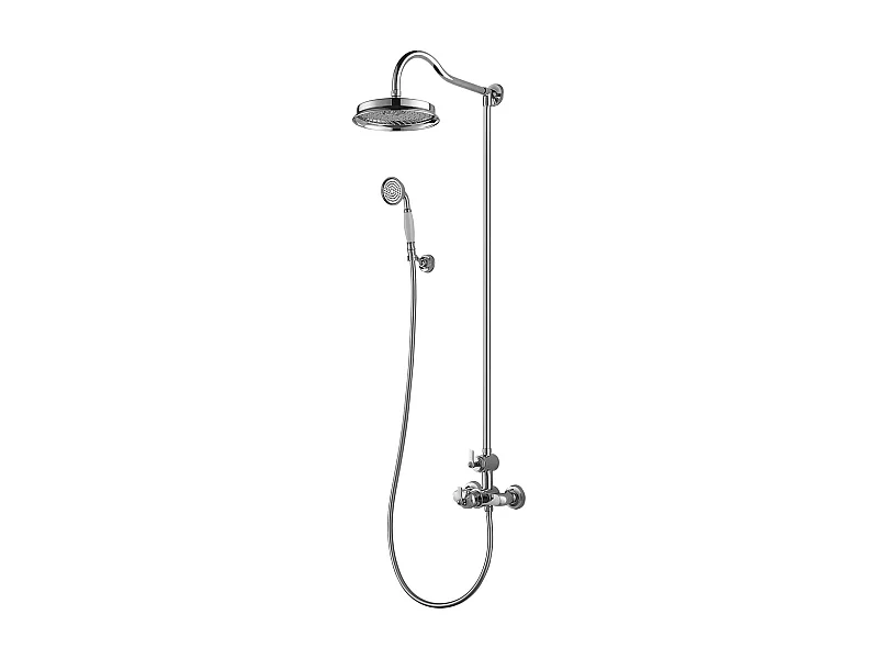 Colonne de douche murale thermostatique - Armance - Chrome