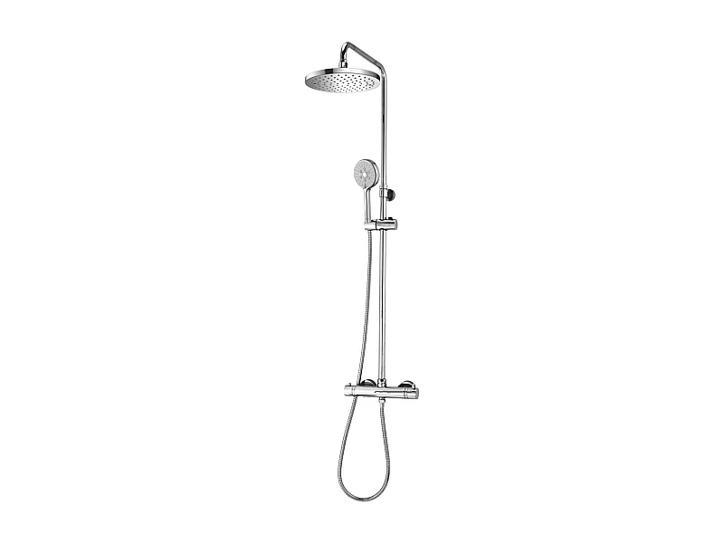 Colonne de douche thermostatique - Y - Chrome