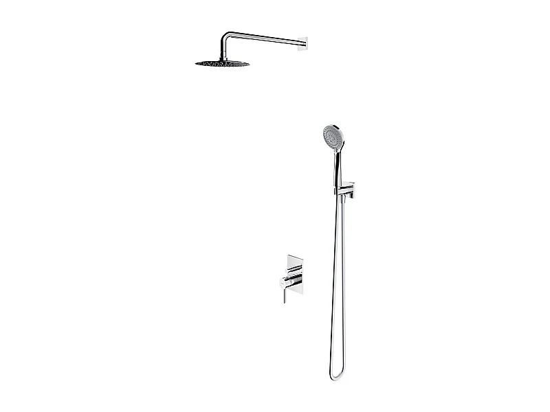 Colonne de douche  encastrable - Y -  Chrome