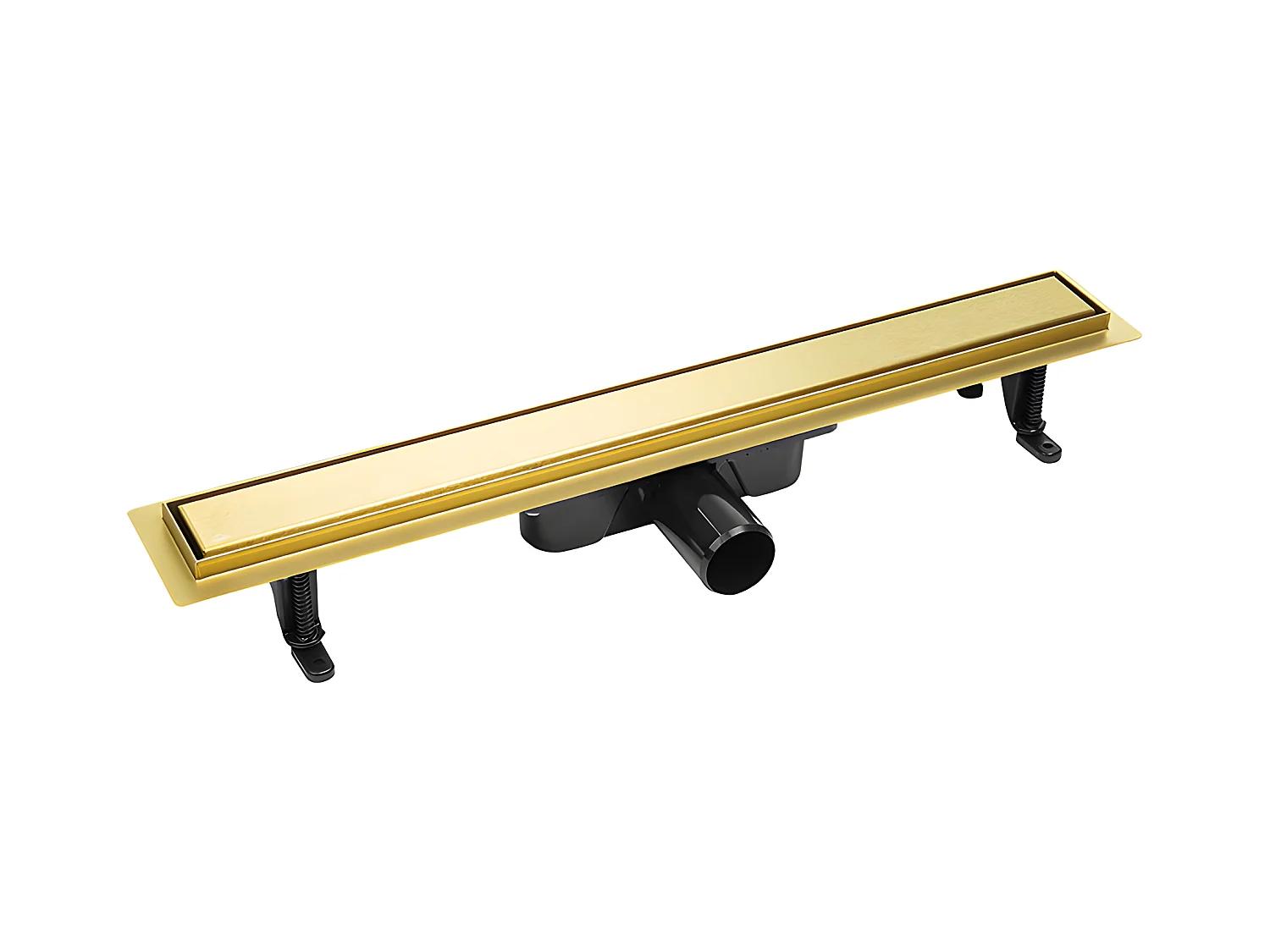 Caniveau de douche BASSO, couleur:doré, longueur:80 cm