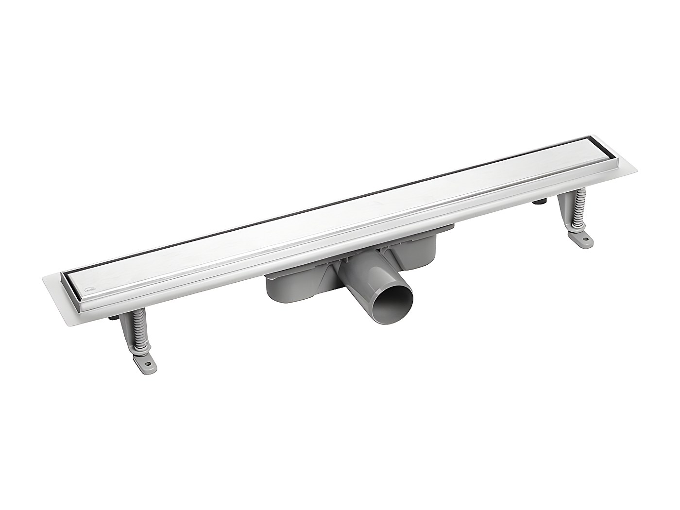 Biubiubath Caniveau de douche en acier inoxydable, siphon douche italienne ,H-80cm bonde de douche