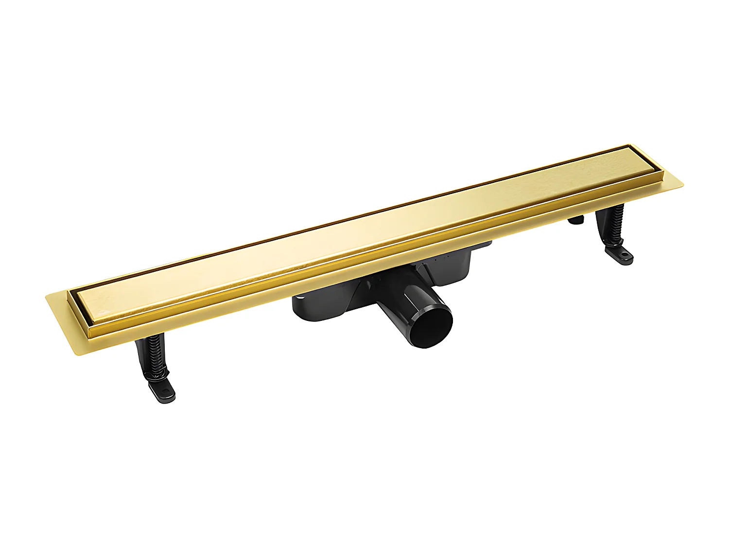 Caniveau de douche BASSO, couleur:doré, longueur:70 cm