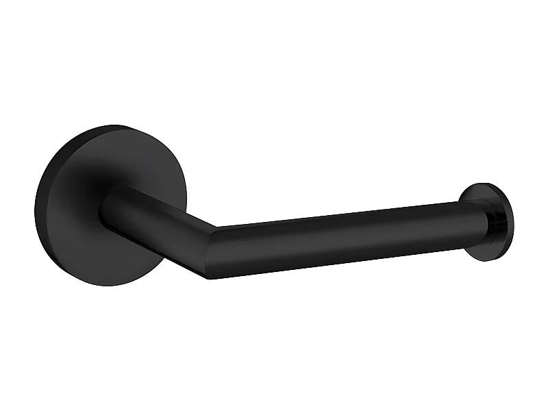 Porte Rouleau Papier Wc Ou Serviettes Modern Project Noir Mat Matière Laiton