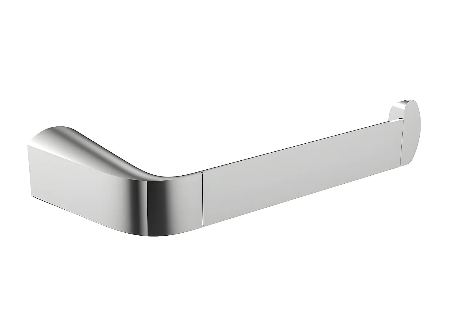 Porte Rouleau Papier Wc Ou Serviettes Saco Chrome Matière Laiton