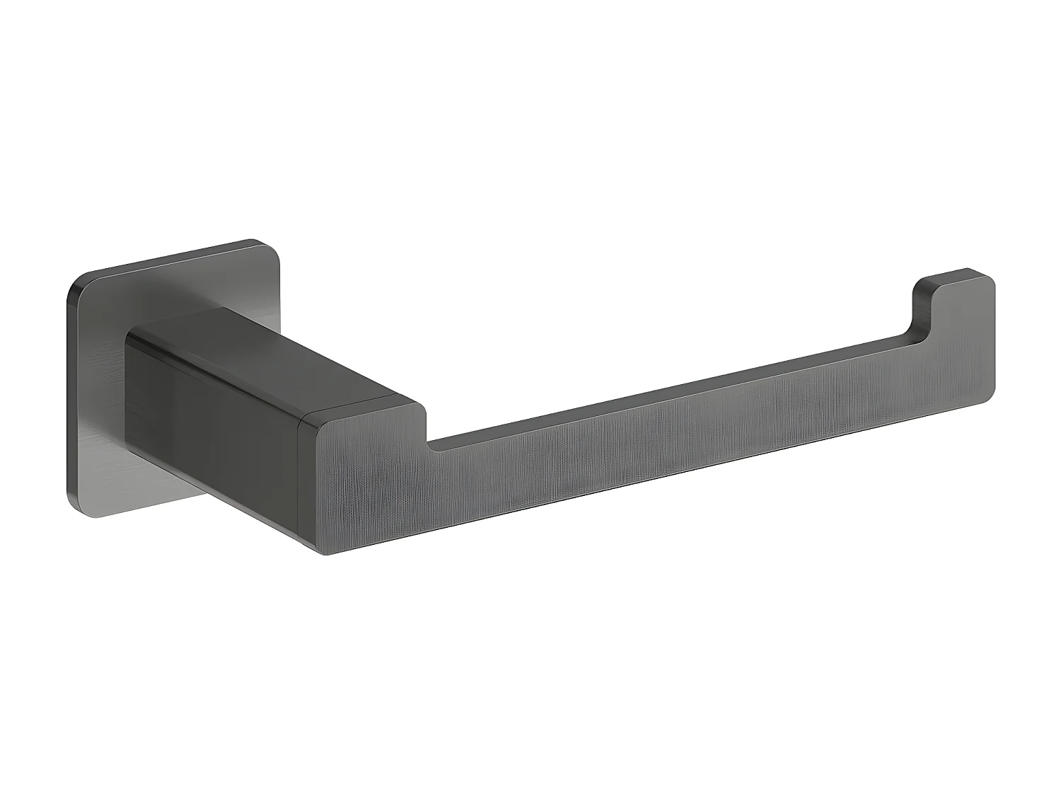 Porte Rouleau Papier Wc Ou Serviettes Nelson Graphite Matière Laiton