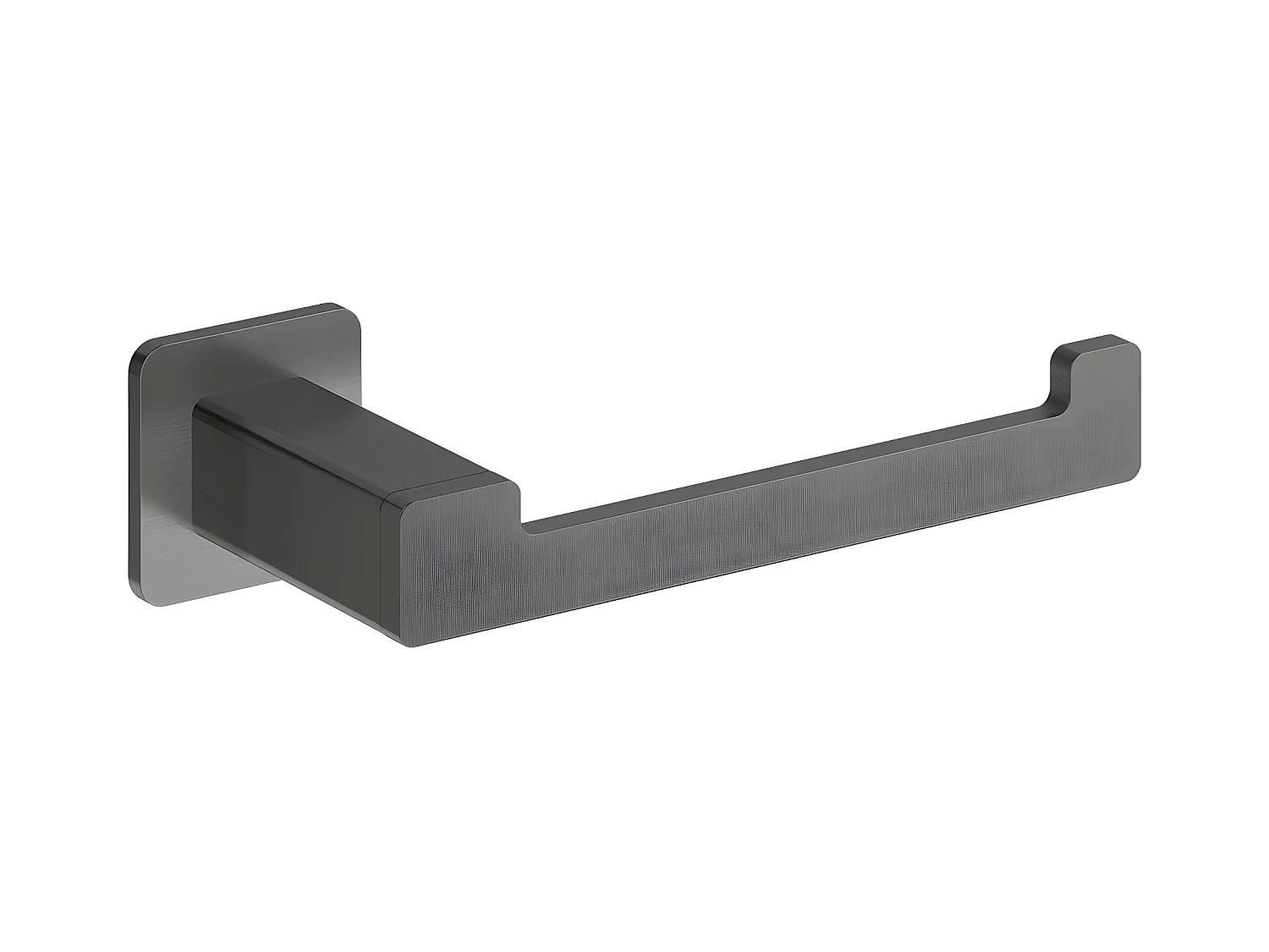 Porte Rouleau Papier Wc Ou Serviettes Nelson Graphite Matière Laiton