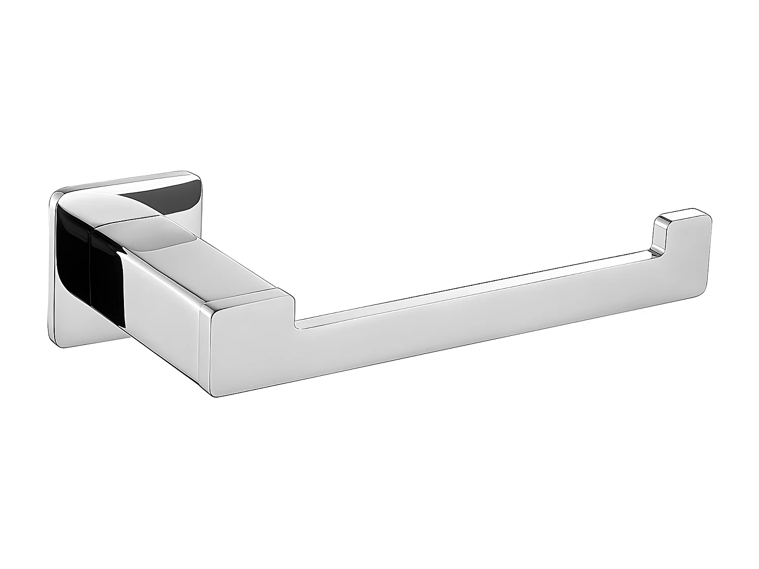 Porte Rouleau Papier Wc Ou Serviettes Nelson Chrome Matière Laiton