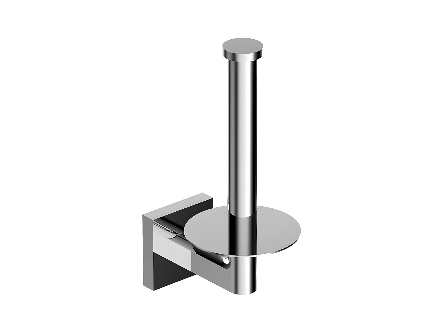 Porte Rouleau Papier Wc Ou Serviettes Tyber Chrome Matière Laiton