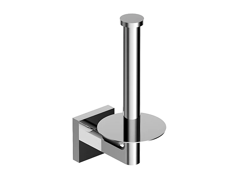 Porte Rouleau Papier Wc Ou Serviettes Tyber Chrome Matière Laiton