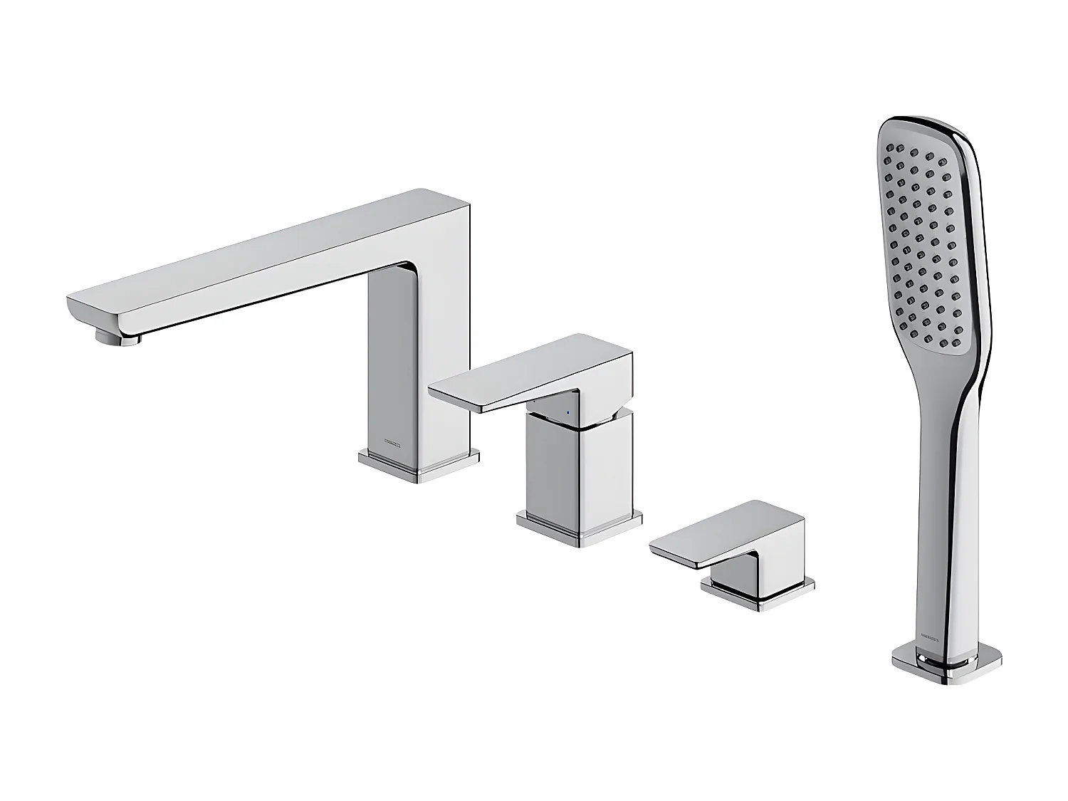 Mélangeur de bain 4-trous  PARMA Couleur: chrome