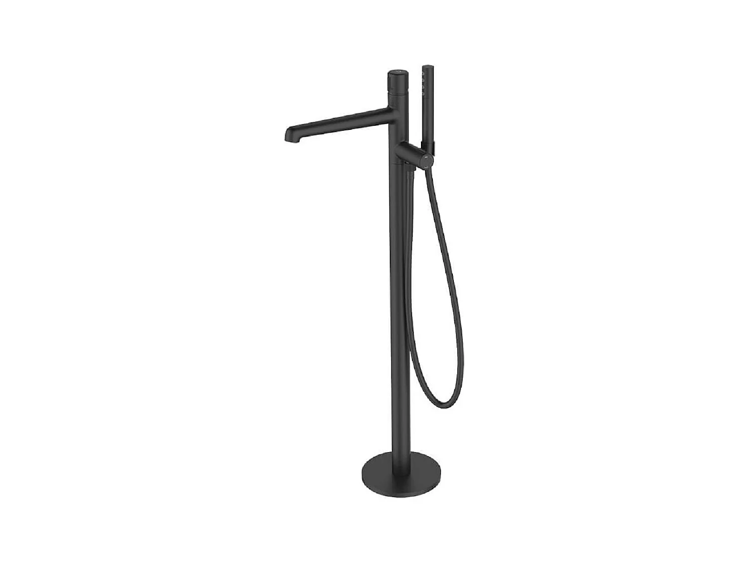 Mitigeur de baignoire îlot Pretto, couleur:Noir