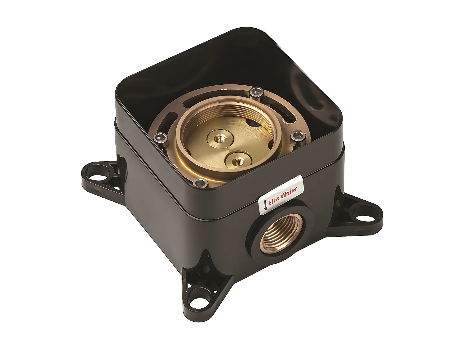 Mitigeur de baignoire îlot Pola, couleur: Noir