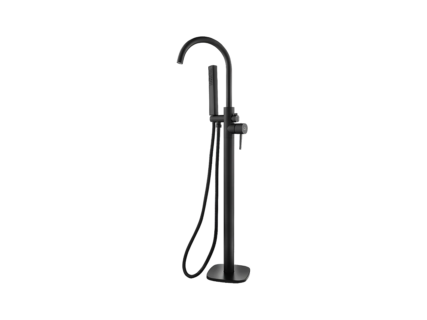 Mitigeur de baignoire îlot Pola, couleur: Noir