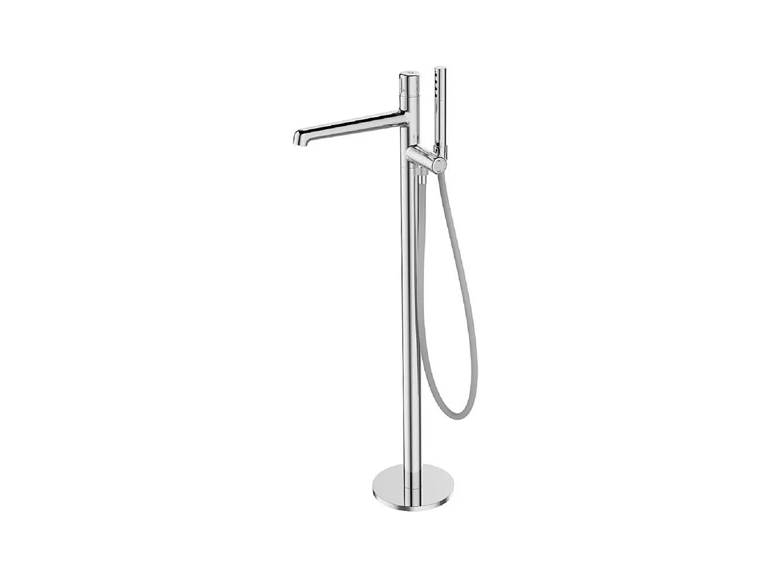 Mitigeur de baignoire îlot Pretto, couleur: Chrome