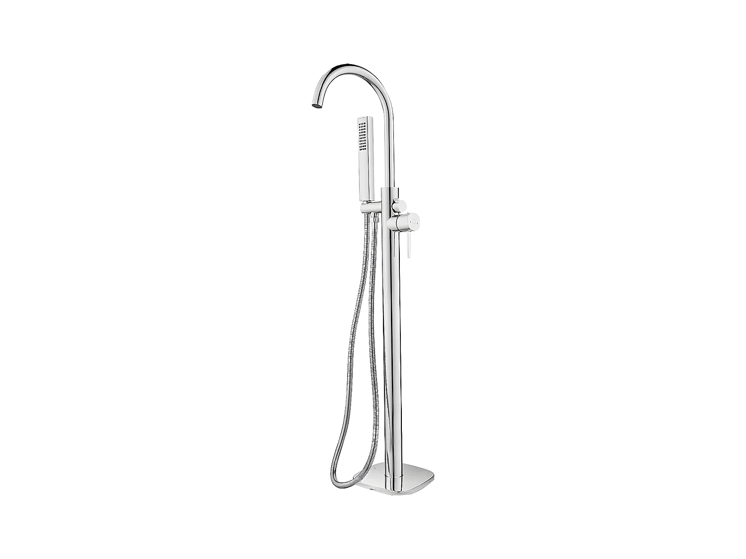 Mitigeur de baignoire îlot Pola, couleur: Chrome