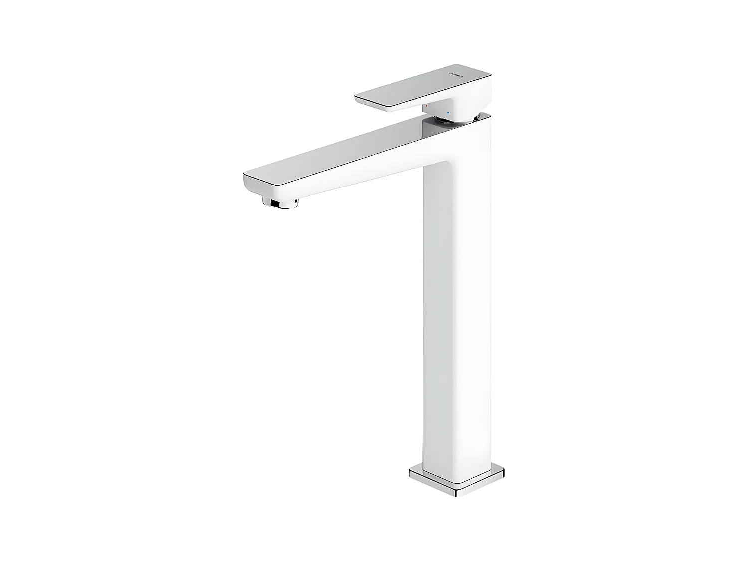 Mitigeur Lavabo Haut couleur : Chrome / Blanc Parma